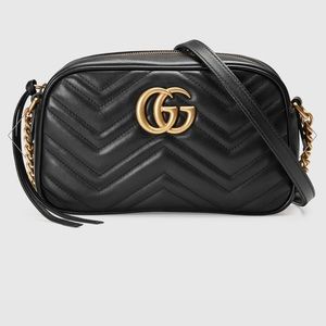 GG Marmont Small Matelassé Shoulder Bag